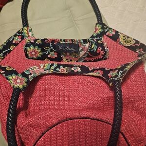 Vera Bradley Pink and Floral Tote Bag